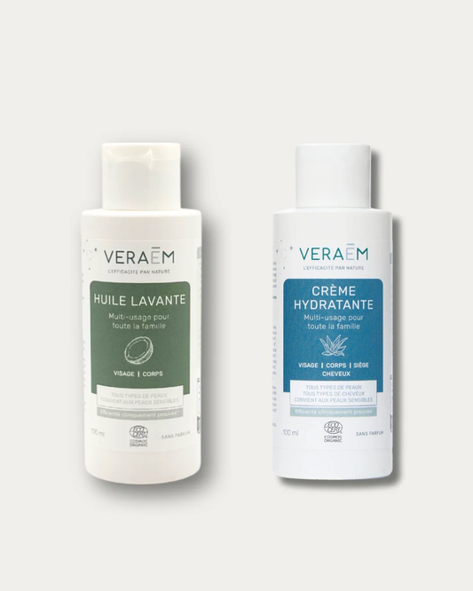 Duo nourrissant (Huile + Crème)