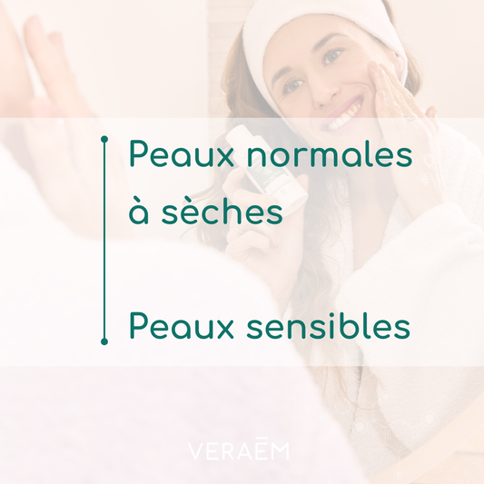Routine peaux normales à sèches et sensibles